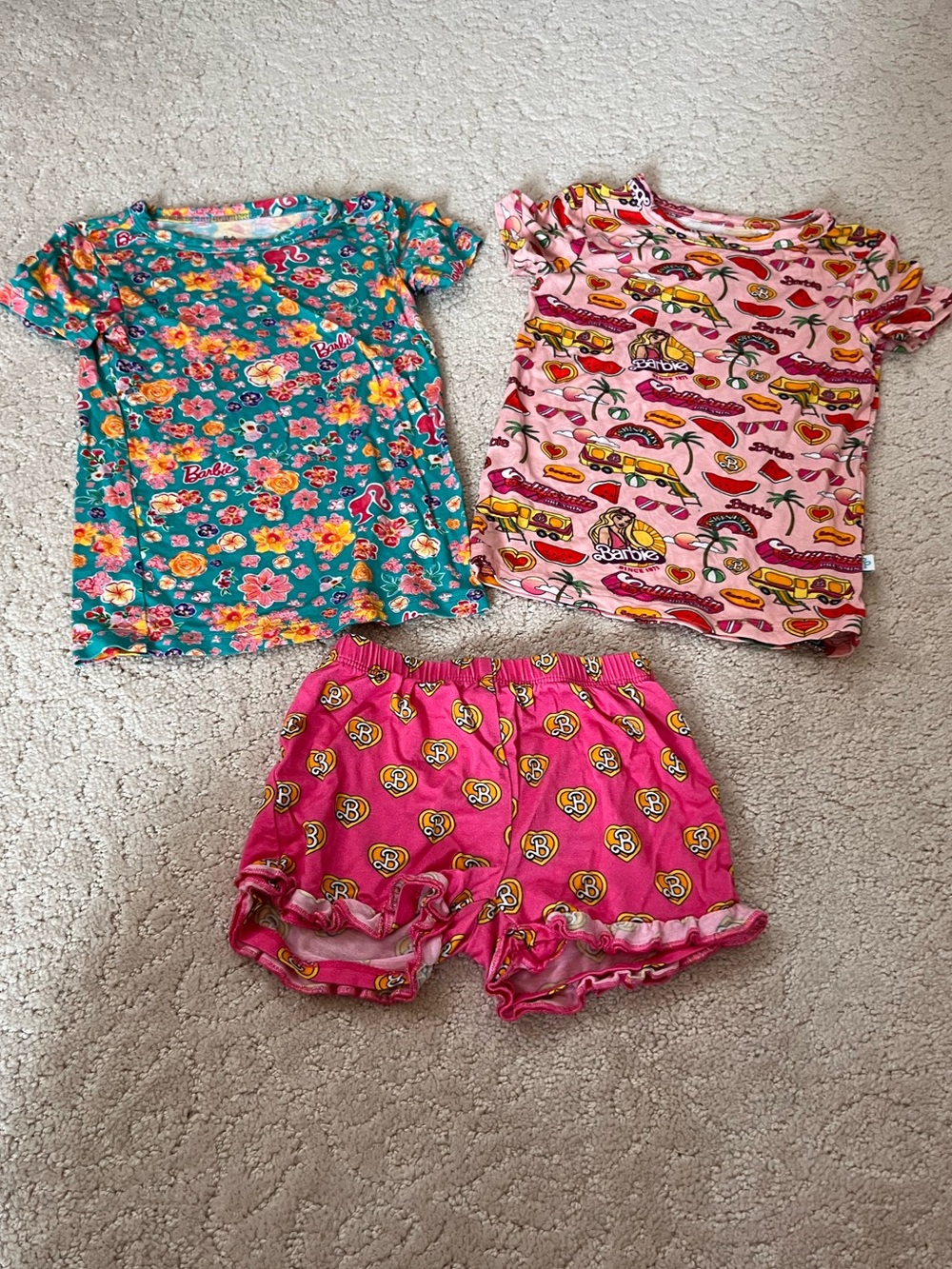 Posh Peanut Bundle of Barbie PJ Pieces All Size 2T